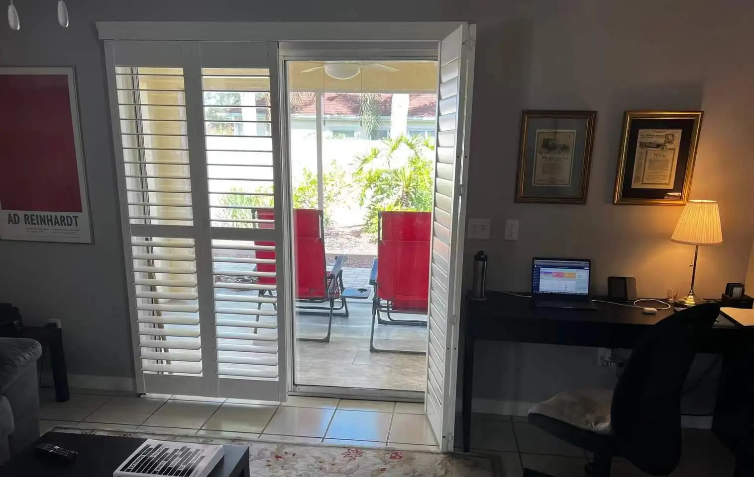 Eco-friendly  China custom horizontal louvers panel plantation shutters for window bifold shutter