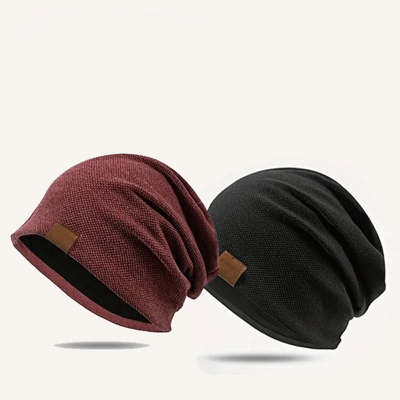 Oem Wholesale Winter Cashmere Cotton Rasta Thickened Merino Warm Unisex Paisley Pattern Head Wrap Knitted Beanies Hat