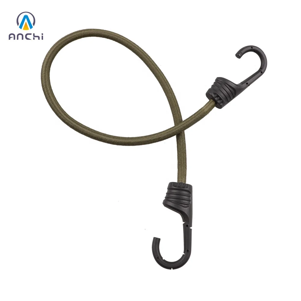 60 см 8 мм прочный эластичный резиновый заказной армейский зеленый эластичный шнур с крючками