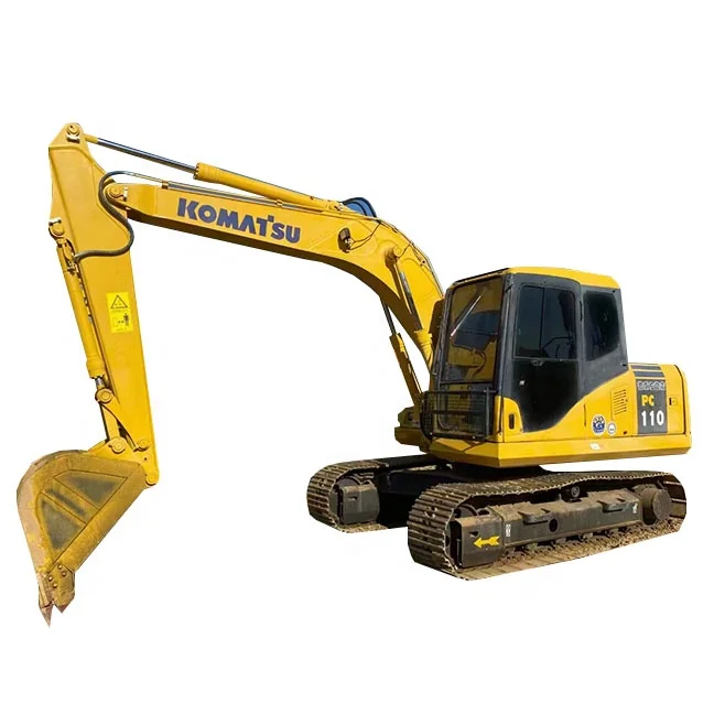 Продажа 11 тонн импортного подержанного экскаватора Komatsu 110 гидравлического гусеничного среднего 90% новая низкая цена бесплатно после продажи