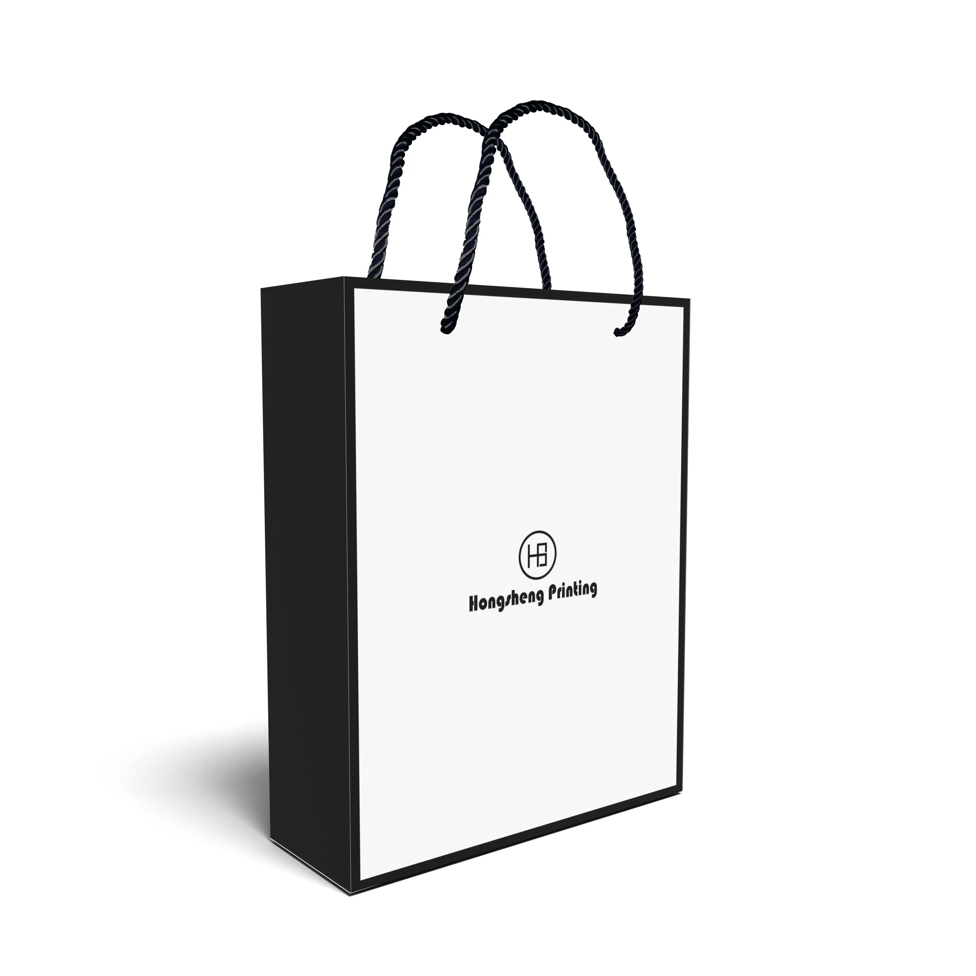 Professional Factory Logo Trolley Large Plastic Bag Custom Logo Printing Retail Shopping Bags