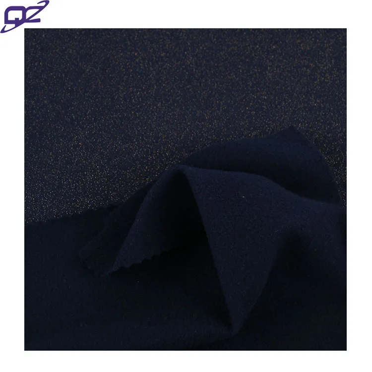 2022 Factory Price Foil Customized Color Warm Good Stretch Polyester Spandex Knitted One Side Wholesale Fleece Fabric For Hoodie