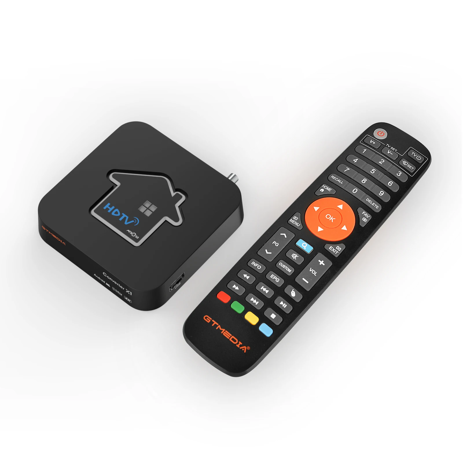 Media Player GTMEDIA HDTV Mate Android 11 TV BOX for USA TV channels ATSC3.0 4K Support DRM Wifi 2.4G 5G HDTV player TV Box
