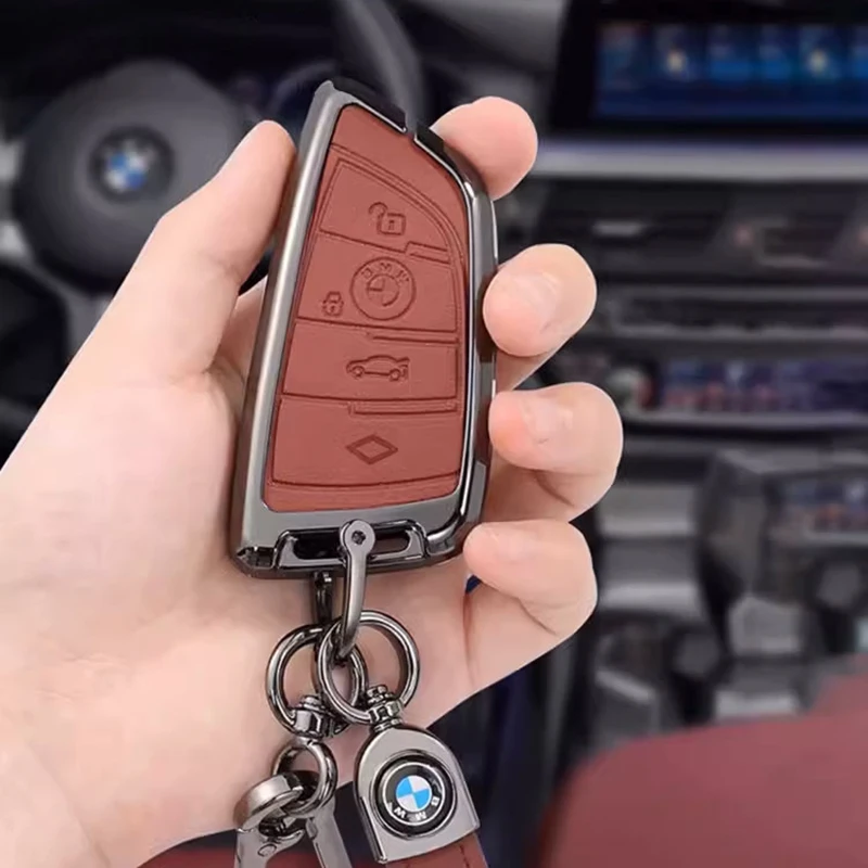 Suitable for BMW car key cover 5 series 3 series x3 x1 x5 x2 x6 530 525 320li 325li 1 2 6 7 series   automobile key fob shell