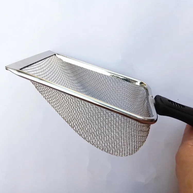 Hot Sale Stainless Steel Mesh Small Hole Cat Litter Shovel Shit Shovel Cleaning Mat Material Shovel