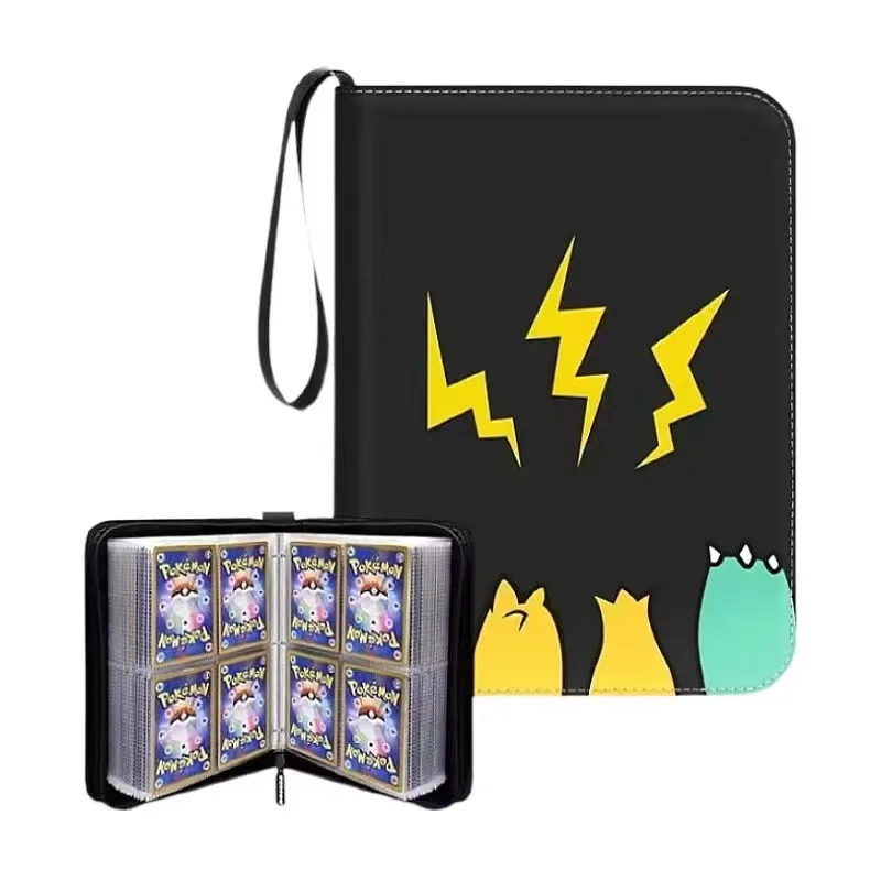 Лидер продаж, переплетная папка для торговых карт/альбом с 4 карманами, держатель для верхнего погрузчика с логотипом на заказ