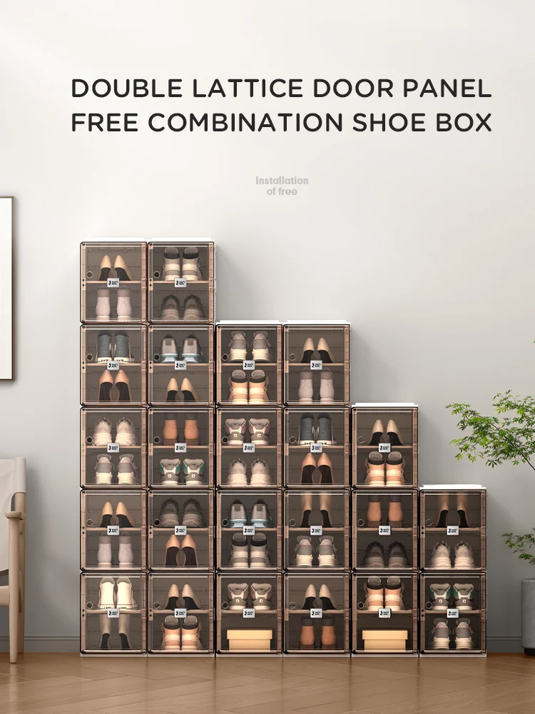 Folding Steel Pipe Portable Modern Storage Organizer Drawers Non Woven Fabric Shoe Rack Cabinet Furniture for Space Saving