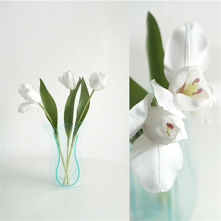 Special Design Widely Wedding Used Multicolor Colorful Clear Acrylic Flower Vases Home Decor For Bedroom Office With Wholesale