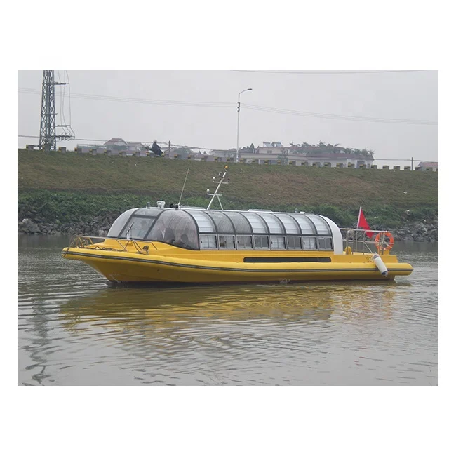 11.5M Fiberglass Passenger Ferry Boat For Sale Passenger River Boat Water Bus