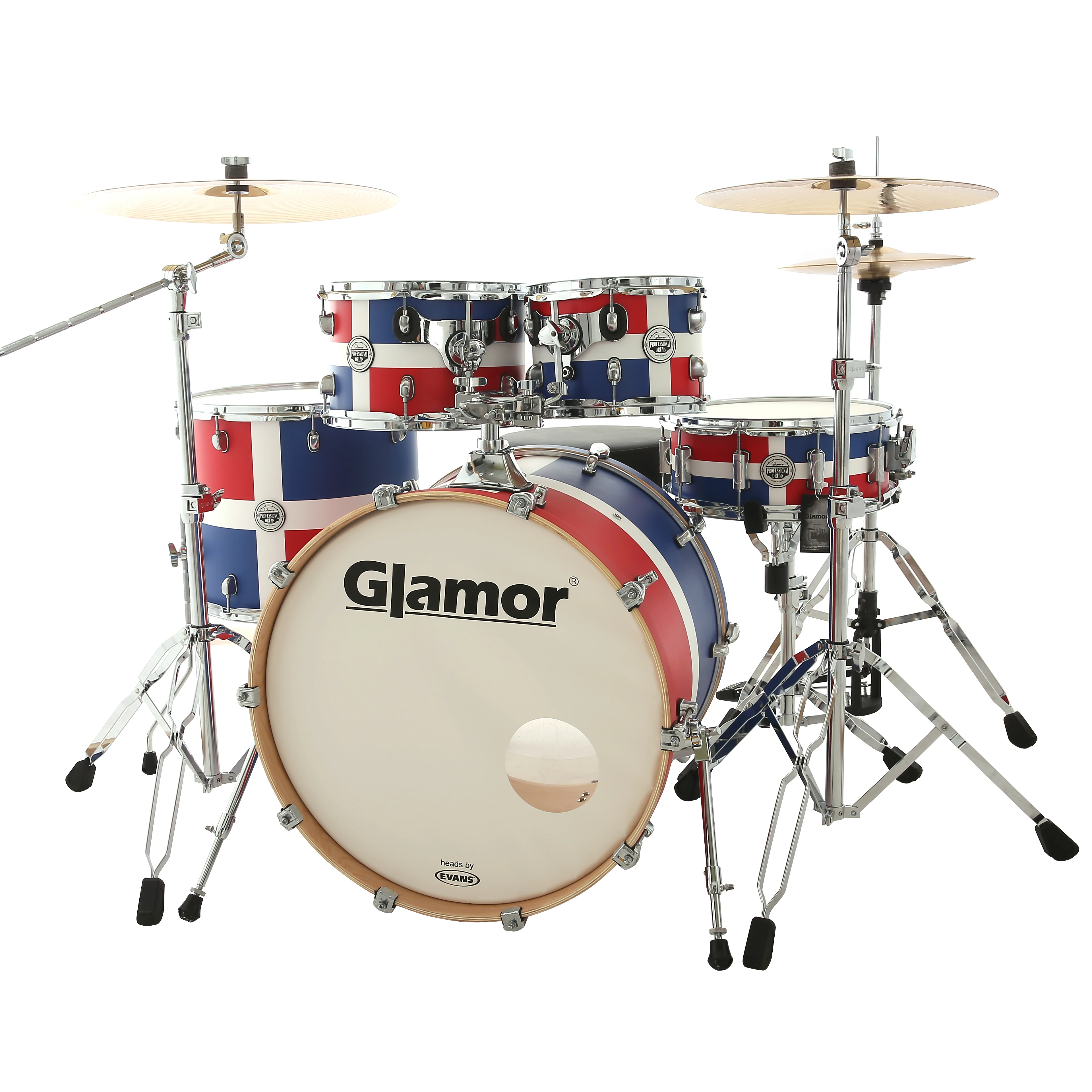 Glamor Drum Musical Instrument CC Series High-end Srum Sets  For Entertainment And Music Play
