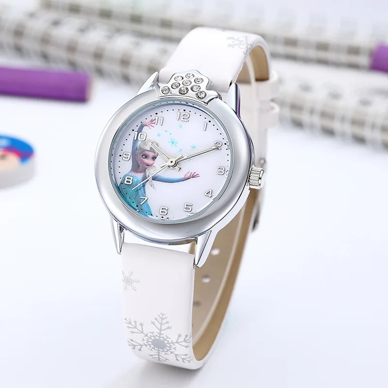 7908 Elsa Watch Girls Hot sell Kids Watches Cute kids cartoon watch Gifts for Kids Girl