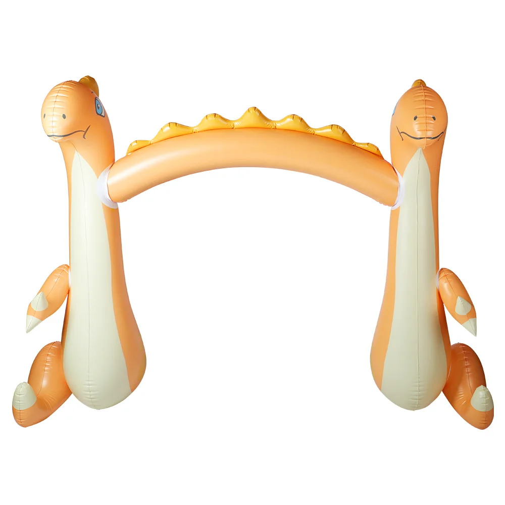Hot sale dinosaur giant water summer play outdoor commercial water play toy inflatable arch for children