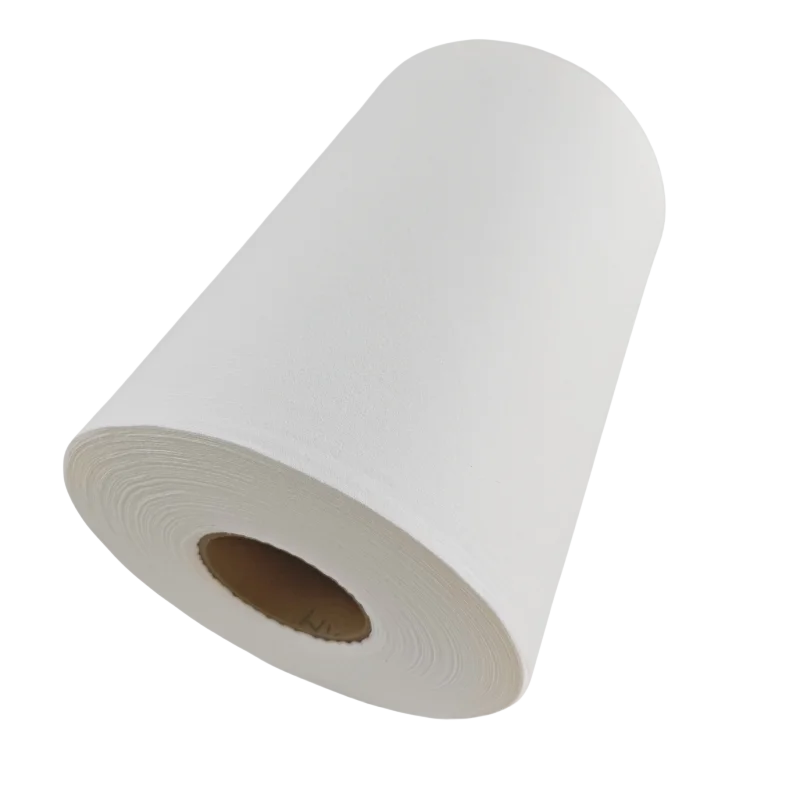 Disposable bath towel wavy spunlace non-woven roll factory light custom disposable bath towel raw materials