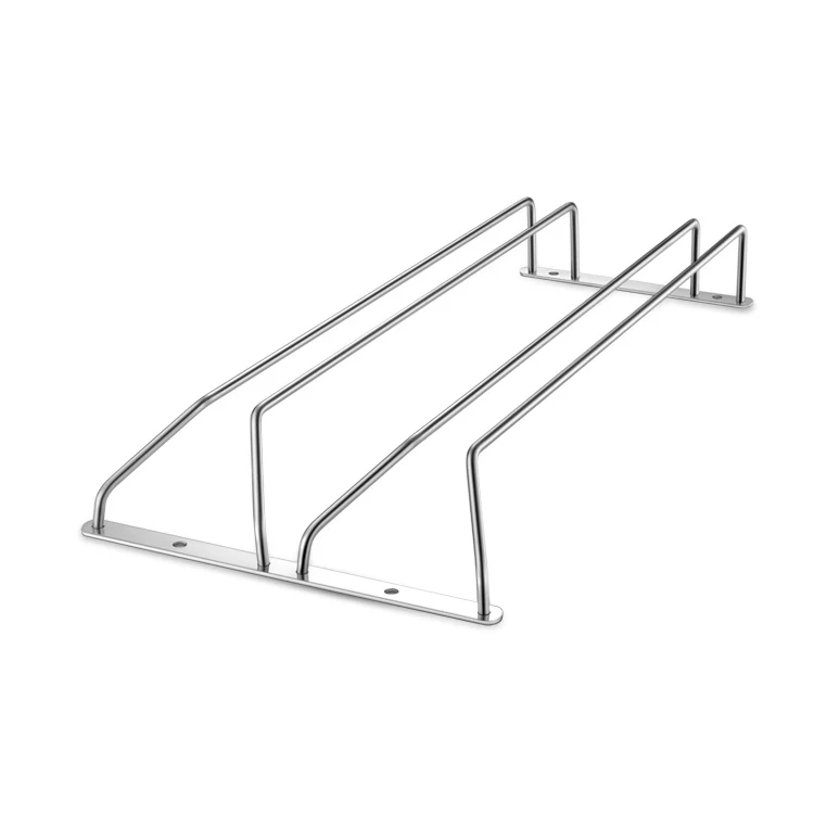 Modern Mini Decorative Display Iron Wire Metal Hanging Wine Glass Rack for Bar Kitchen Cabinet