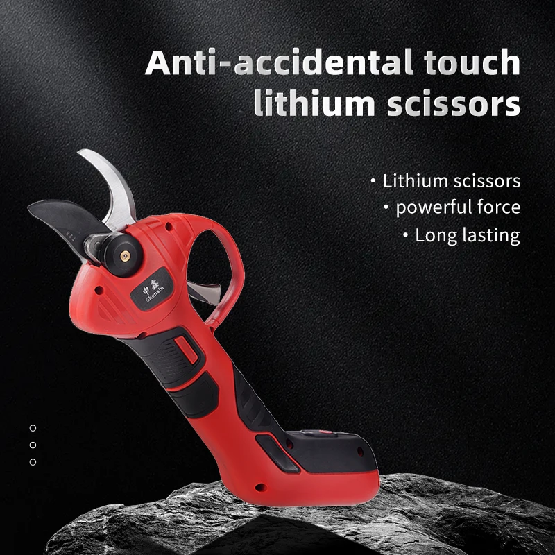 SENGXlN Hot Sell Garden Pruning Scissors Lithium 22mm 28mm 32mm 38mm 45mm High Quality Electric Garden Scissors