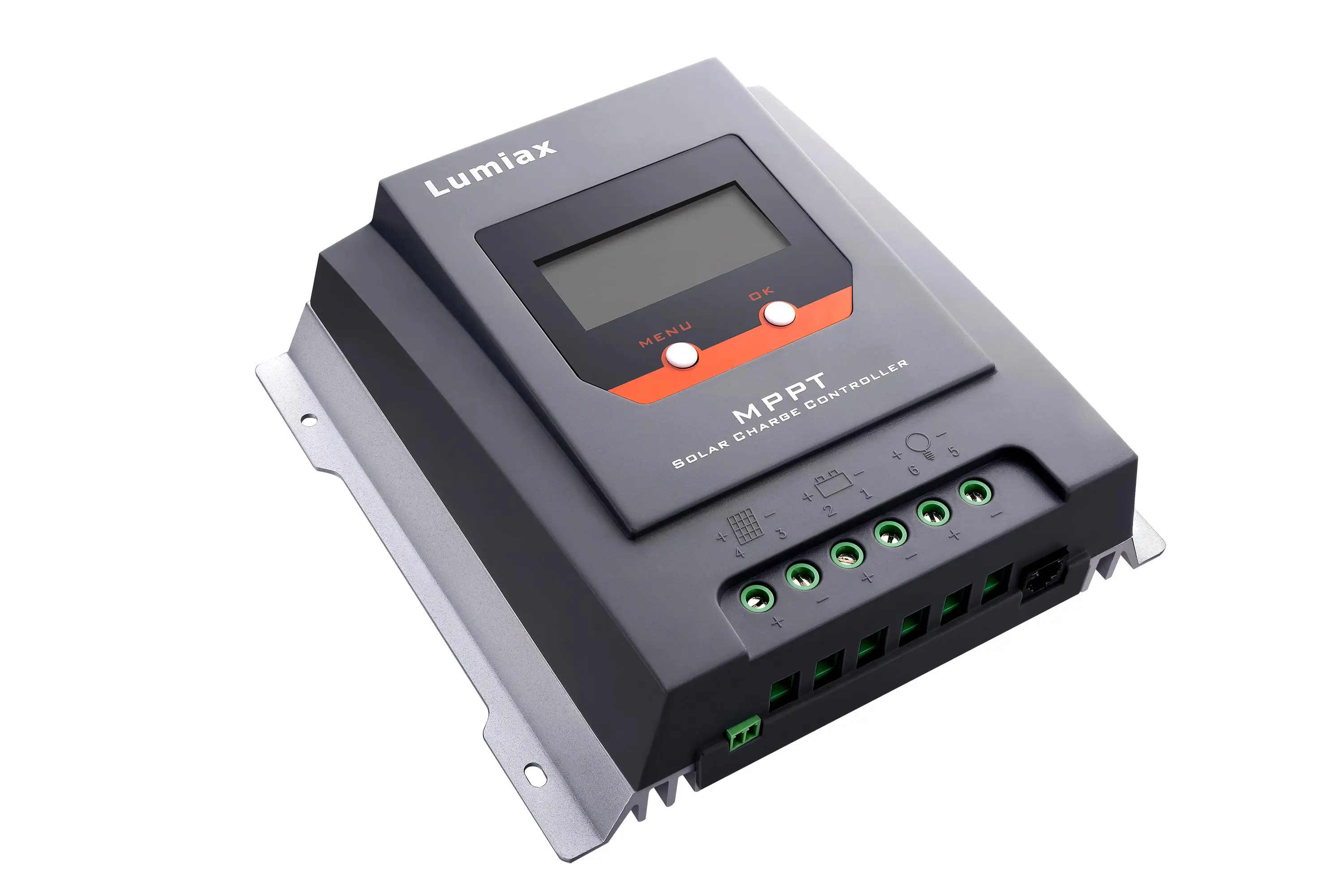 Solar energy system charge regulator 30A 12v 24v automatic mppt solar charger controller with USB