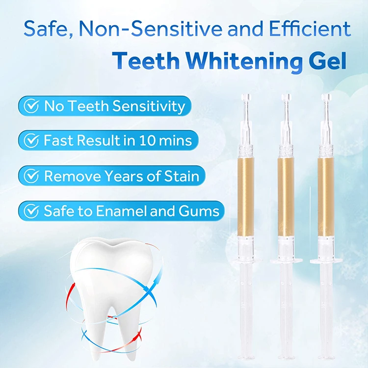 New Formulation 24k Gold Teeth Whitening Gel Carbamide Peroxide 35% Private Label Teeth whitening gel