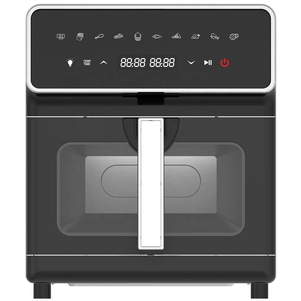 NEWEST model 8L Air Fryer touch screen display full steel housing BSCI factory CE CB RoHS GS ETL Certificates New Air Fryer