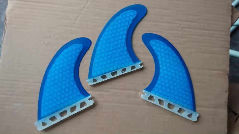 OEM 10inch Longboard Surfboard Fins Wholesale Double layer Honeycomb Surfboard Single Fins