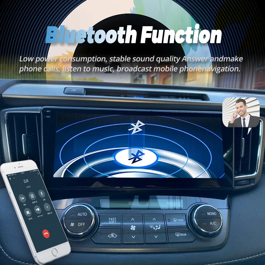 Автомагнитола 10 25 дюймов для Toyota RAV4 RAV 4 2012-2019 Carplay Android Авто магнитола мультимедийный видеоплеер DSP 2 Din GPS