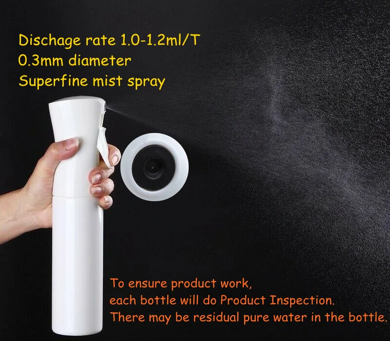 5oz 6oz 7oz 10oz 150ml 160ml 200ml 300ml Plastic Trigger Barbershop Beauty Salon Hair Mist Spray Bottle