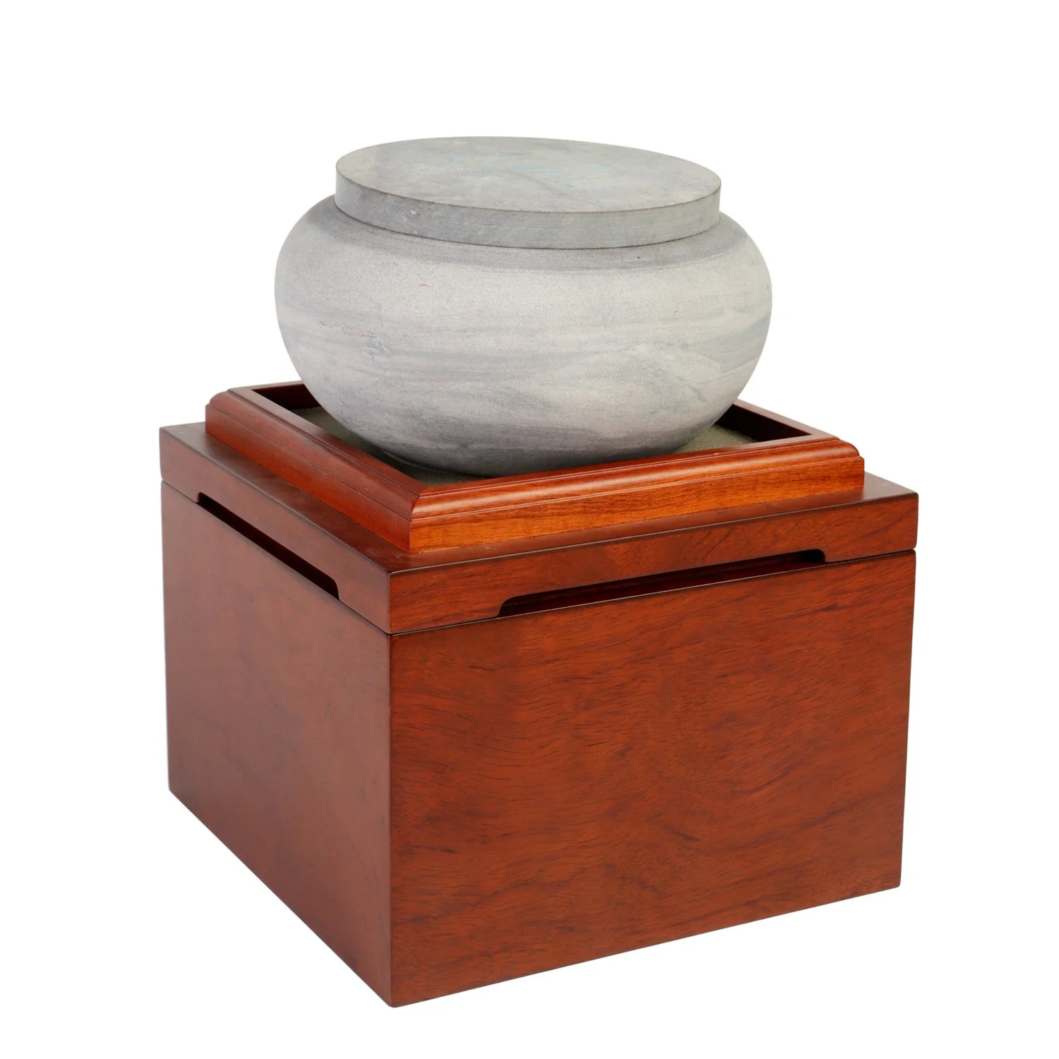 Wholesale Custom Handmade High Quality Adult Ashes Box Large Wooden Urns Cremation