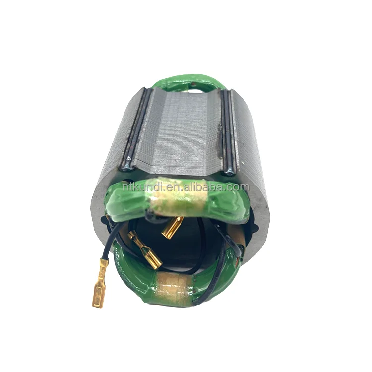 High Quality KUNDI Brand Professional Manufacturer power tool spare parts accessories for Stator Field Coil 9565C with glue