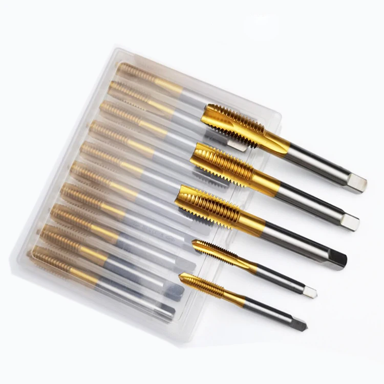 HSS-E M35 UNC Spiral Point/Spiral Flute/Spiral Groove Thread Taps  Titanium Coating