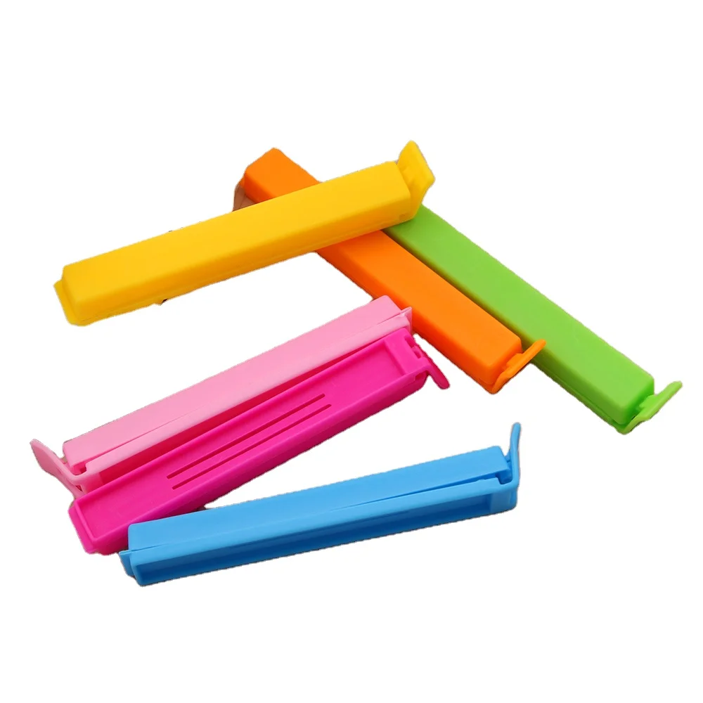 Печать логотипа на заказ, Кухонное хранилище для пищевых продуктов, герметичные пакеты, зажимы, зажим, пластиковый инструмент