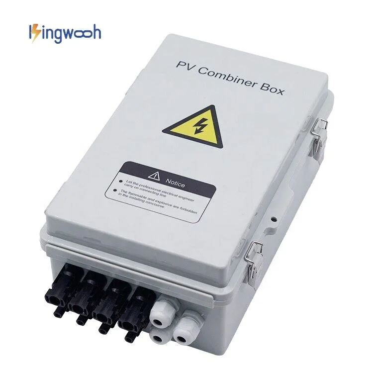 Kingwooh 4 Strings 1 PV Solar Combiner Box 2 Strings DC 500V 1000V Waterproof DC Circuit Breaker Box