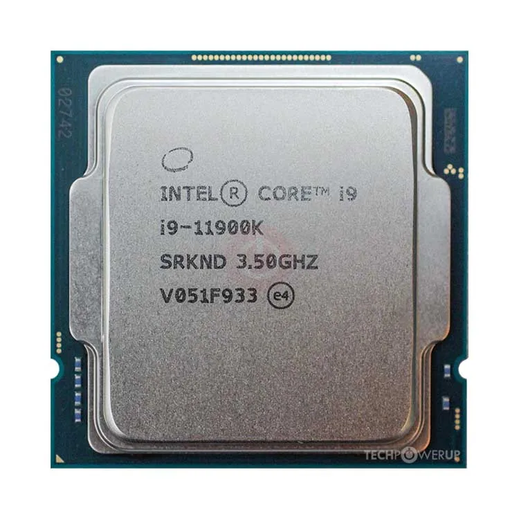 Intel Core i9 11900KF Used Processor with 8 Cores up to 5.3 GHz 95W DDR4 Memory CPU support LGA1200 Socket Motherboard B560 Z590