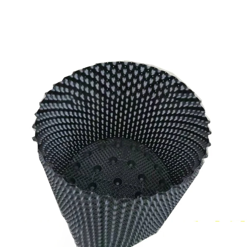 DD3194    Black Plastic Nursery Pot Root Control Fruit Vegetable Garden self-Planting Pot Air Root Pruning Pots