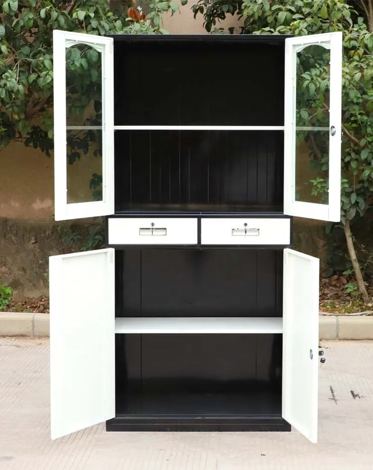Goshen OEM ODM YongKang factory Double door modern design cheap office storage steel/metal cupboard/file cabinet