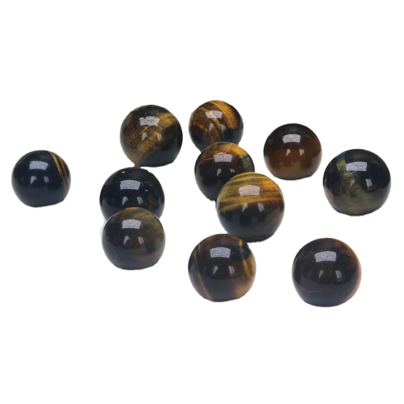 Wholesale mini 2cm natural quartz ball healing stones gemstone crystal tiger eye ball sphere for sale