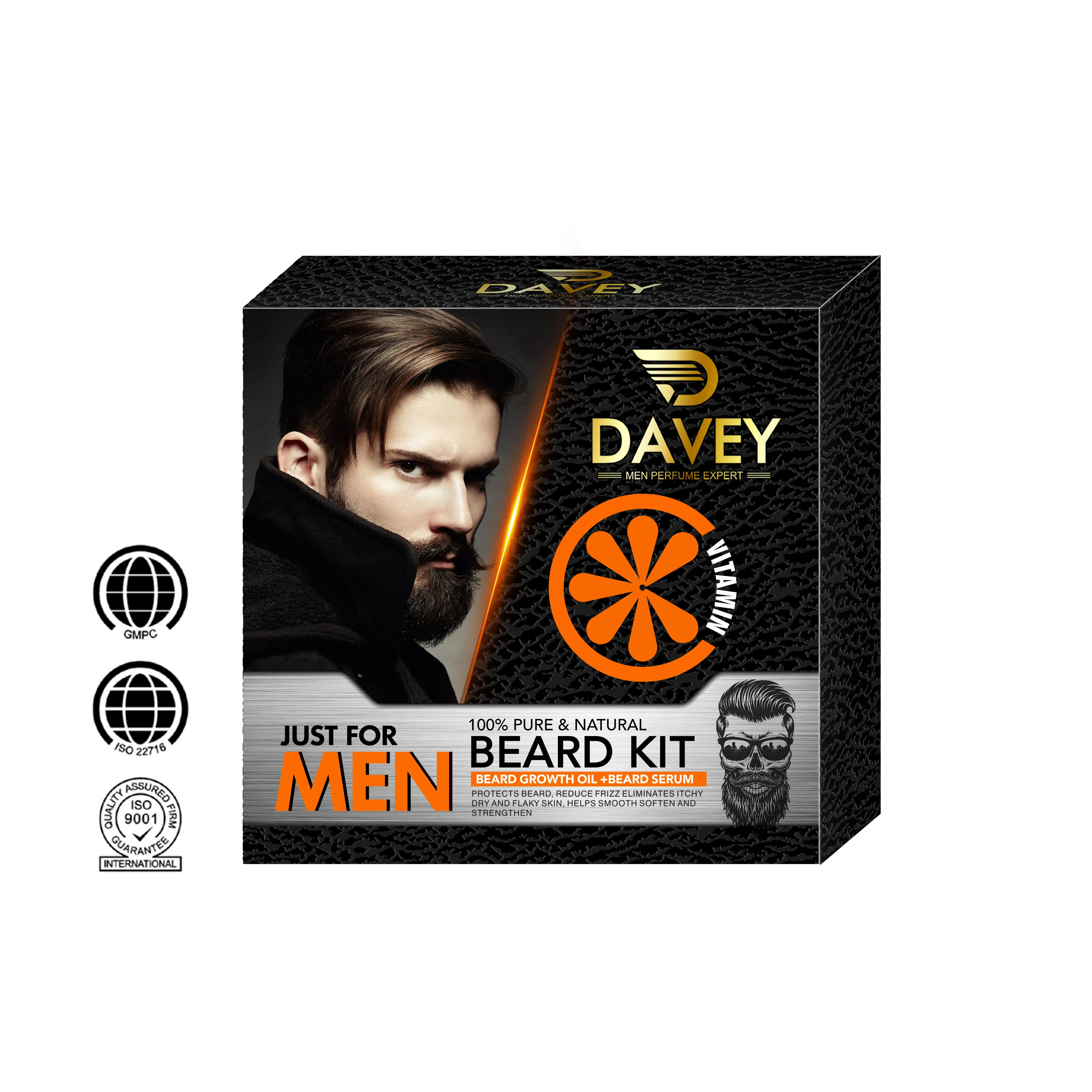 Набор для роста бороды DR.DAVEY just for men 100% чистое и натуральное масло + Сыворотка