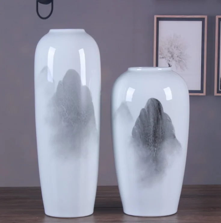 China Art Decoration Large Creamic Vase for Home Office Decor Flower Vase