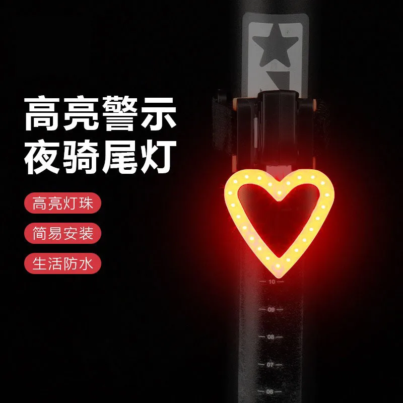 Bicycle Tail Light Cycling Lamp Multi Lighting Modes USB Rechargeable Led Flash Tail Rear Lights Seatpost Bike Accessories