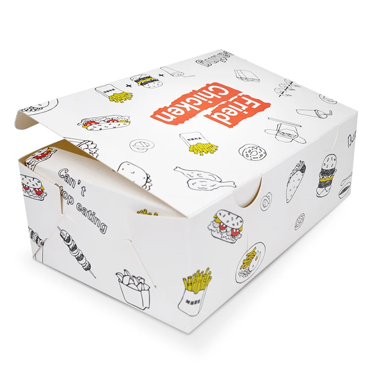 SENCAI High Quality Custom Logo White Food Grade Carton Pie Box Packaging Food Boxes Food Packaging