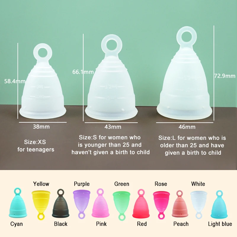 Wholesale Price Medical Silicone Menstruation Products Soft Silicone Period Cups
