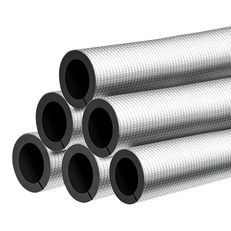 Nitrile Insulated Rubber Foam Pipe Class 1 pvc copper hvac air conditioning pipe insulation nbr