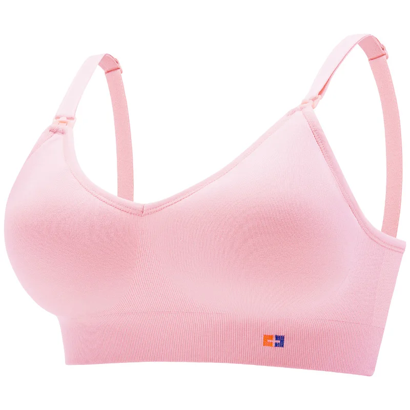 
New Design Back Closure Anti-static No Wire Mature Nursing Bra 
