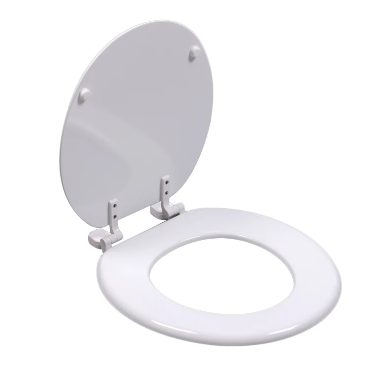 Top Mounted Hinge Bathroom Toilet Seat Bofan Plastic Diodegradable Cost-effective Molded Wood 390/370mm MD091-SK-L101 2.56kg PU
