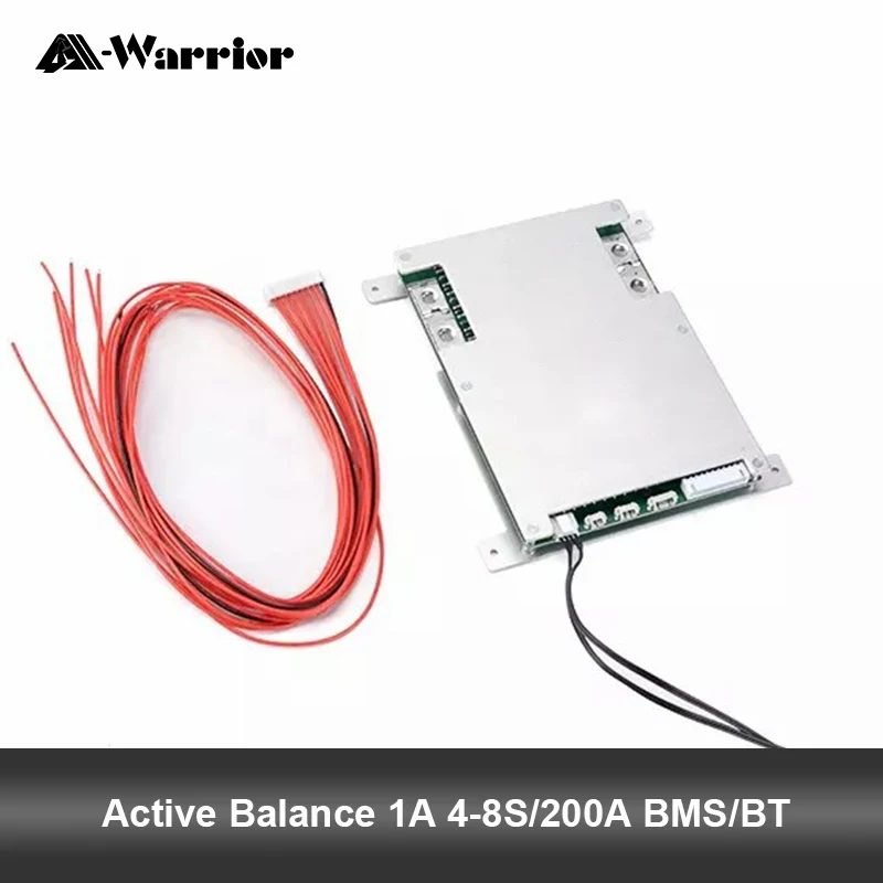 A-Warrior Active balance smart bms литий-Железный lifepo4 8S 24V jkbms 200a bluetooth 1A баланс системы управления