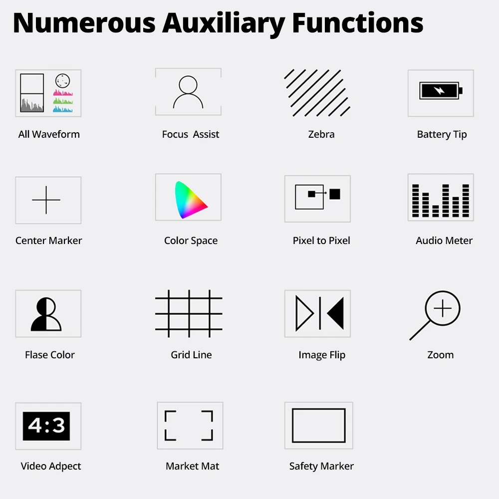 Godox GM7S 4K 7 inch Ultra Bright Camera DSLR Monitor 3D LUT Touch Screen IPS FHD 1920x1080 Video Live Display
