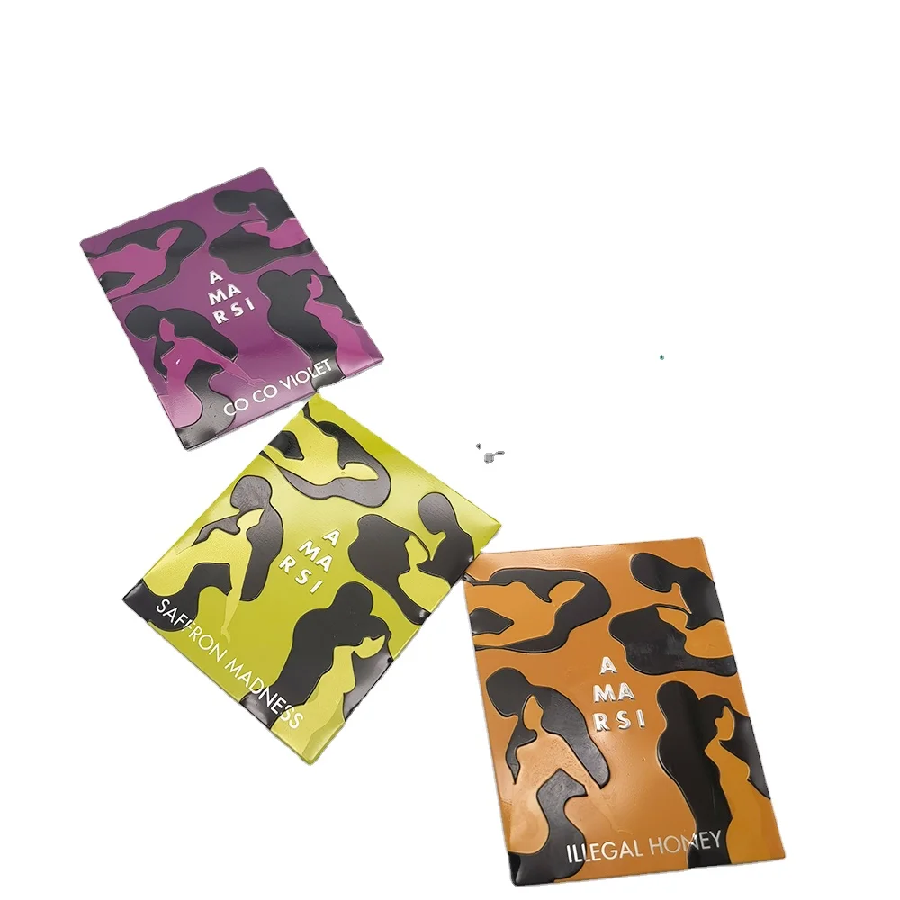 Candles Stickers Custom Aluminum Metal Foil Chrome Adhesive Candle Label for Candle Jar