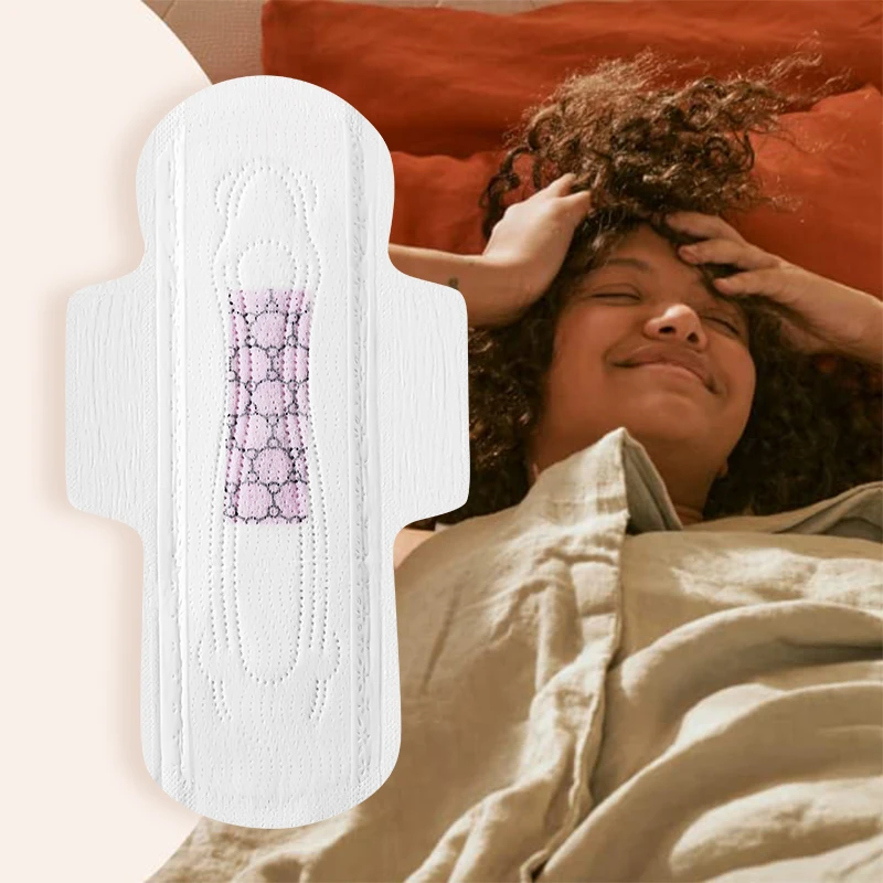 Private Label High Quality Disposable Use Sanitary Pads Desalination of Menstrual Blood Sanitary Napkin Wholesaler
