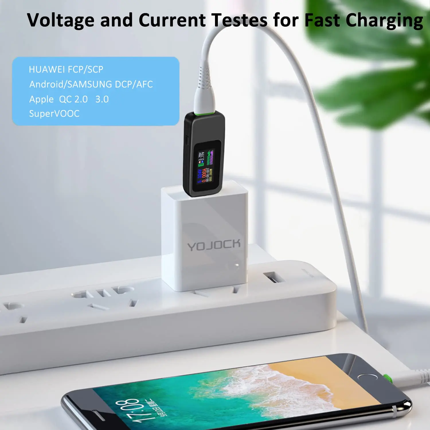 USB Tester Multimeter Digital Voltage and Current Tester Detector Voltmeter Ammeter Power Bank Capacity Tester