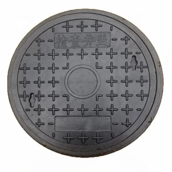 900mm SMC manhole cover for gas station Special design D400 fiberglass composite manhole cover