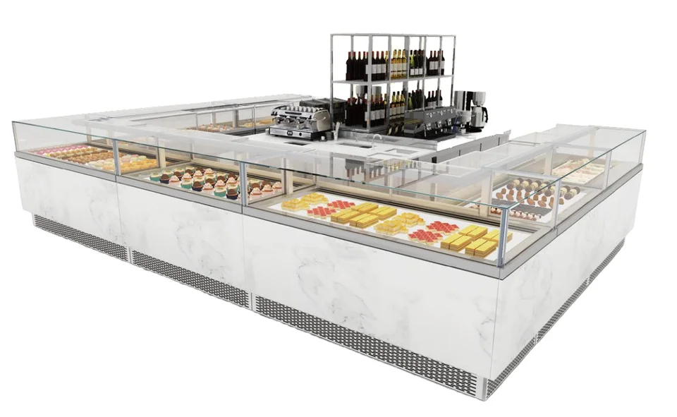 Multifunctional Refrigeration Equipment Showcase for Displaying Various Refrigeration Devices