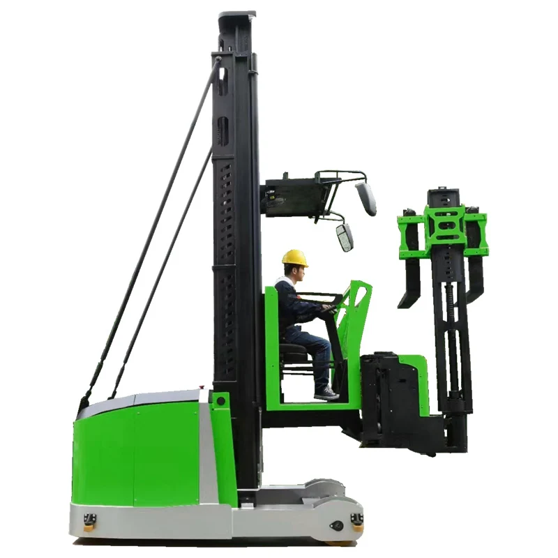 Electric very narrow aisle VNA forklift man up turret forklift with capacity 1.5t lift height15 m